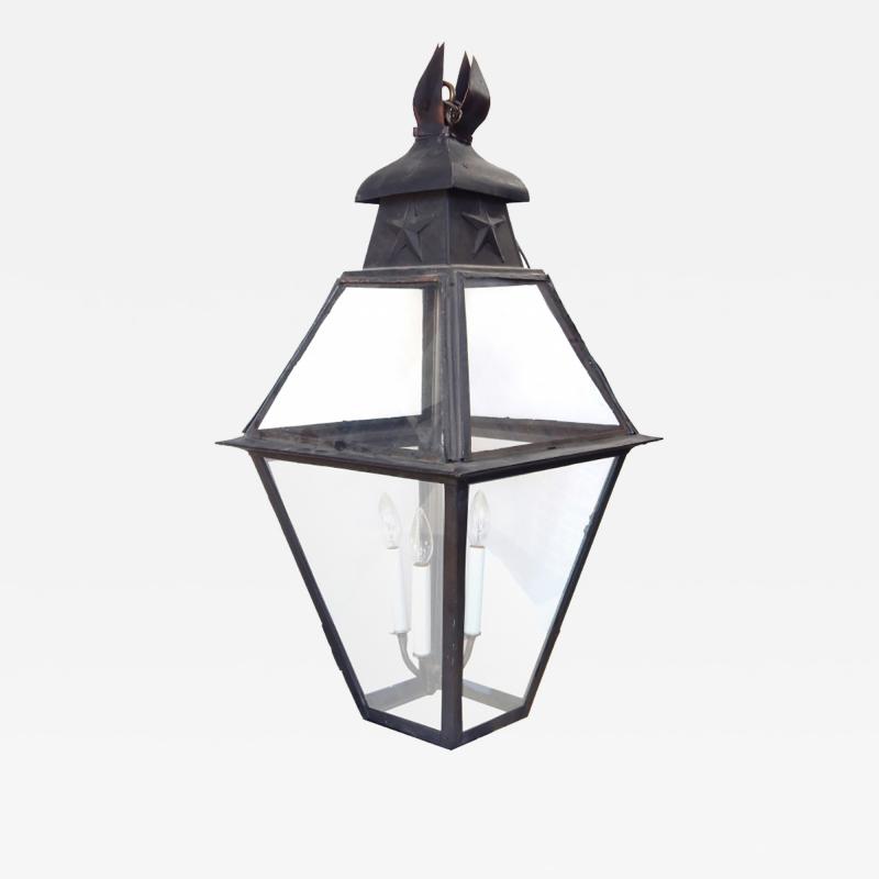 Large Black Iron Lantern