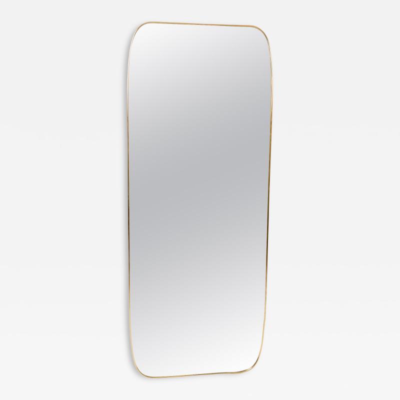 Large Brass Frame Mirror 2