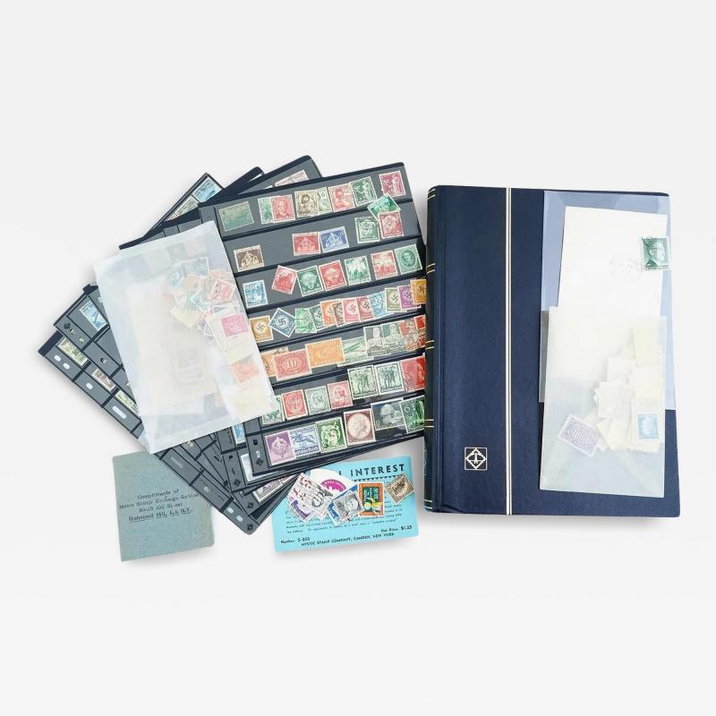 Large Collection Of WWII German Postage Stamps