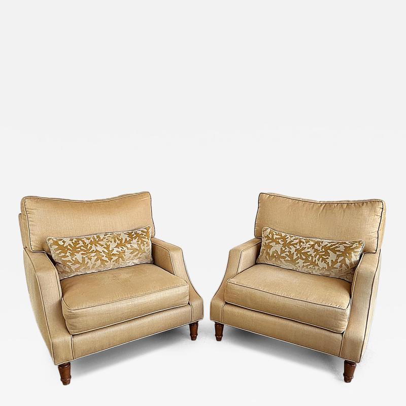 Large Comfortable Club Chairs by Estetica Custom Upholstery and Design Miami FL