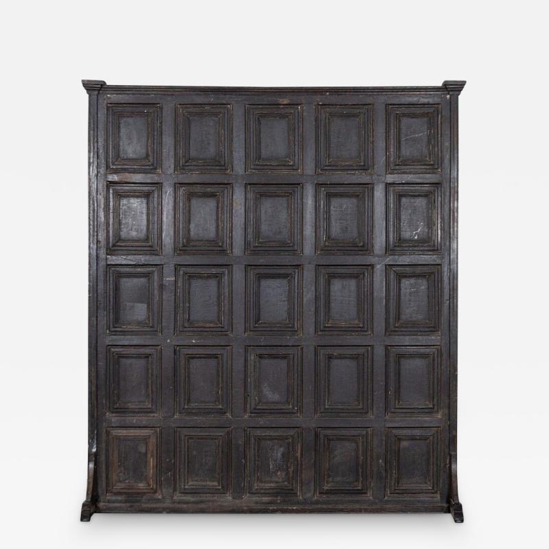 Large English Oak Panelled Room Divider
