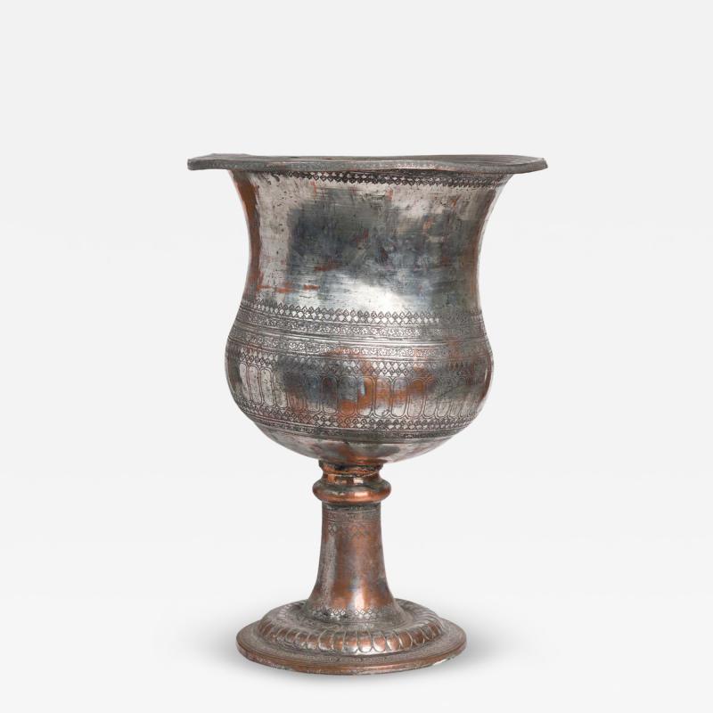 Large English Victorian Silver Plated Urn