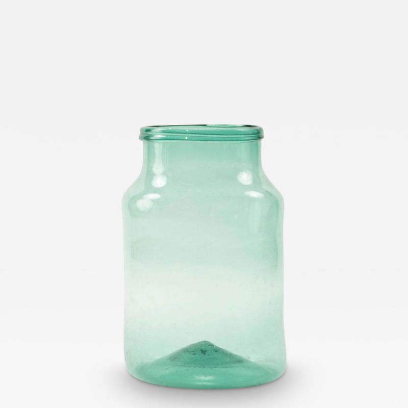 Large Hand Blown Antique Glass Jar