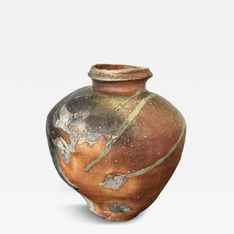 Large Iga Ware Jar by Fujioka Shuhei