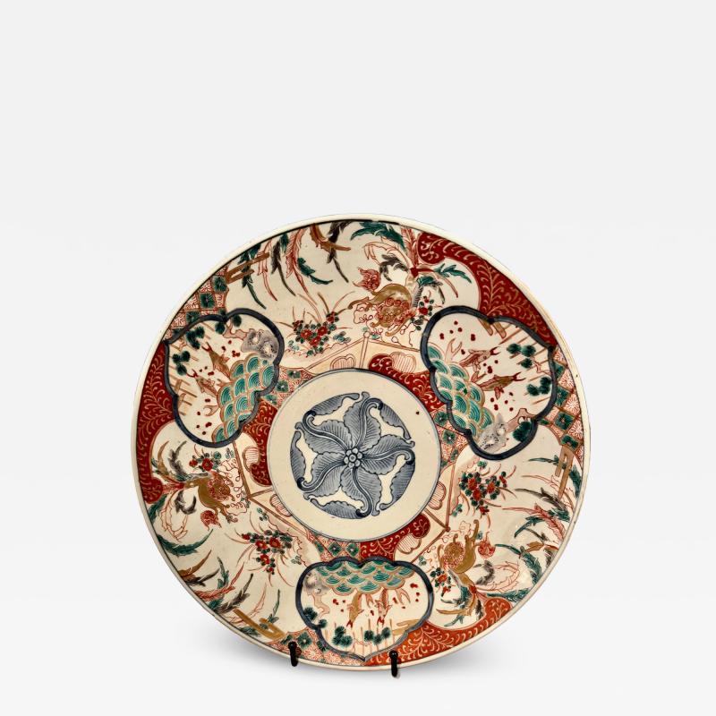 Large Imari Charger Meiji Period
