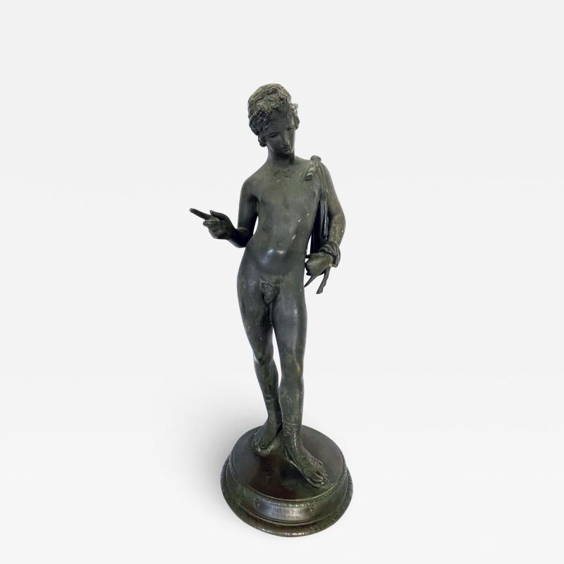 Large Italian Grand Tour Bronze Figure of Narcissus