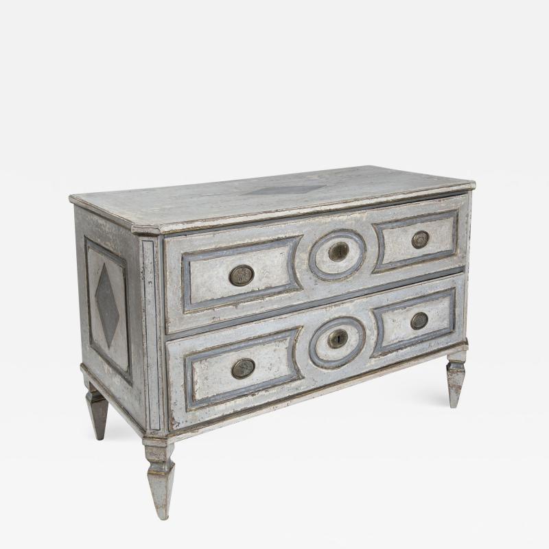 Large Louis XVI Painted Chest Of Drawers