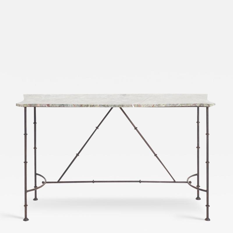 Large Marble Top Console Table