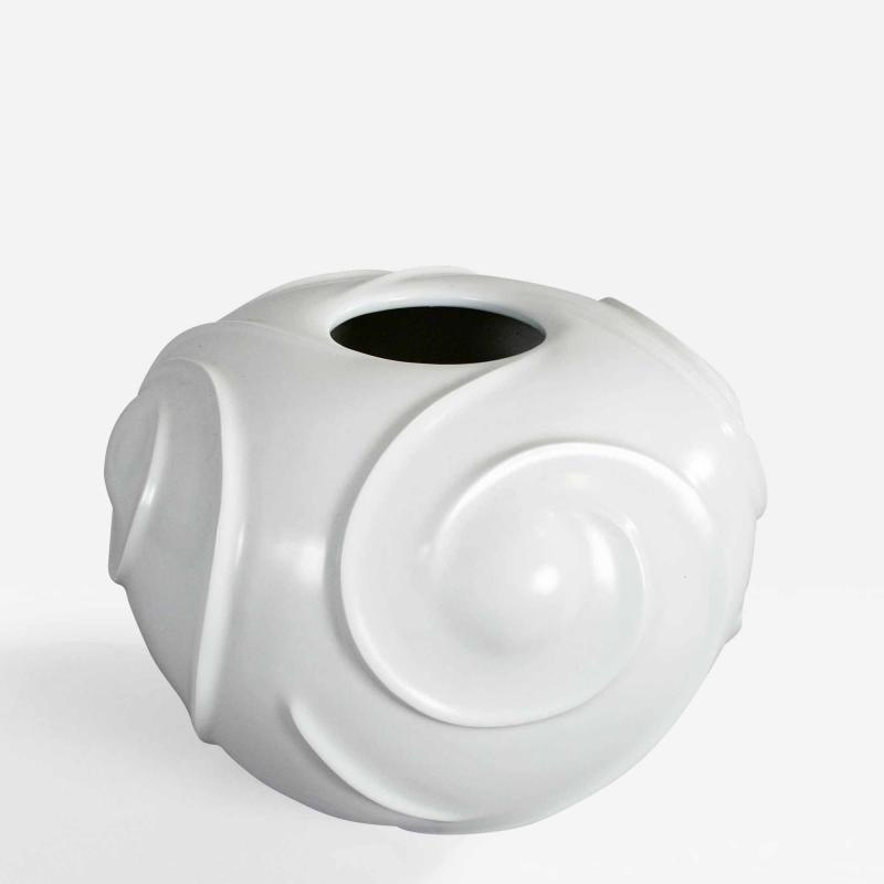 Large Modern Japanese Porcelain Studio Vase