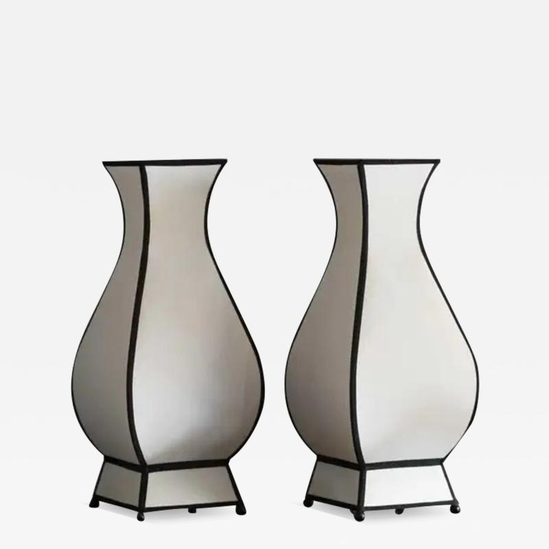 Large Molto Pagoda Lamps Set of 2