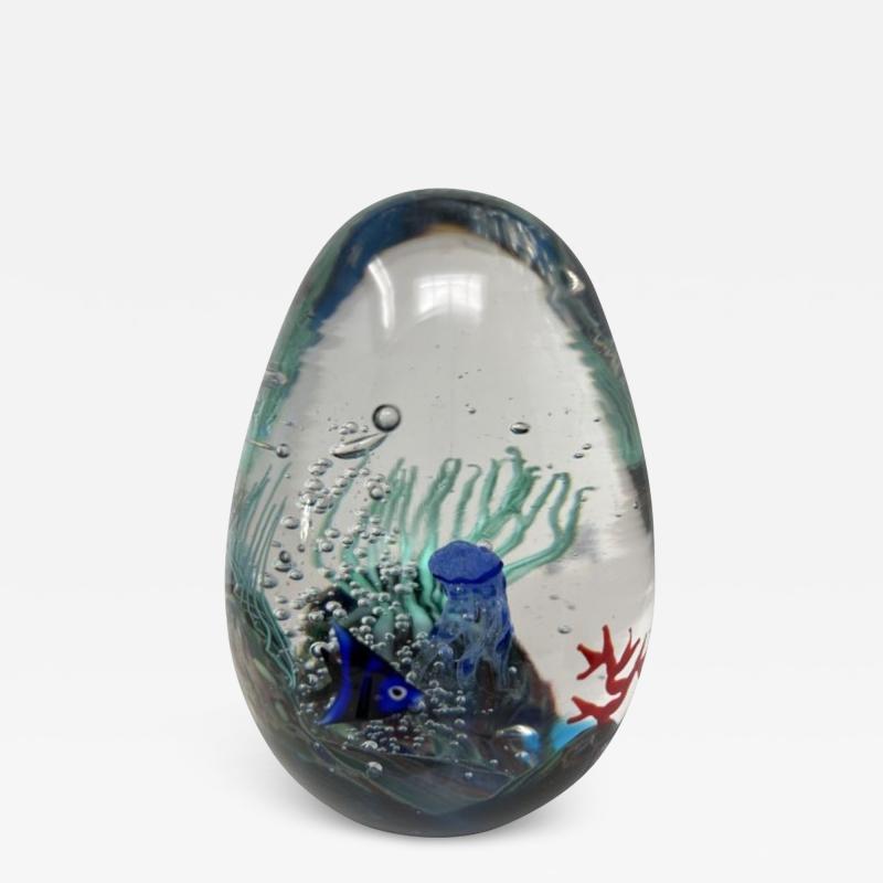 Large Murano Glass Aquarium with octopus