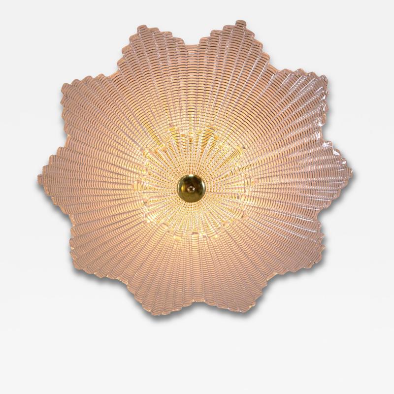 Large Murano Star Shaped Ceiling Fixture