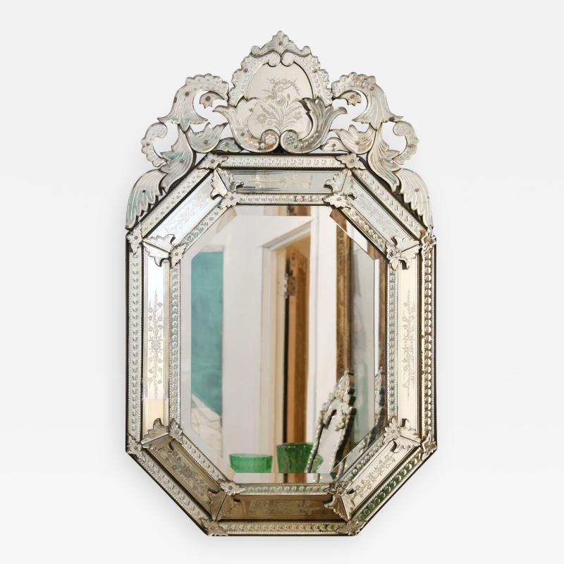 Large Octagonal Venetian Mirror