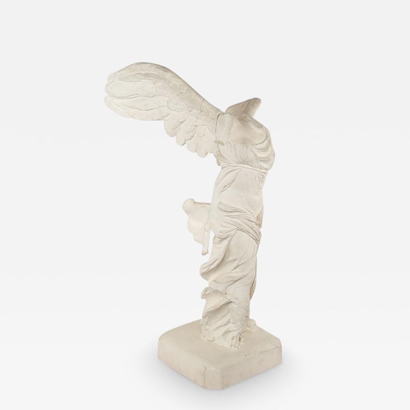 Large Plaster Casting of Winged Victory France circa 1890