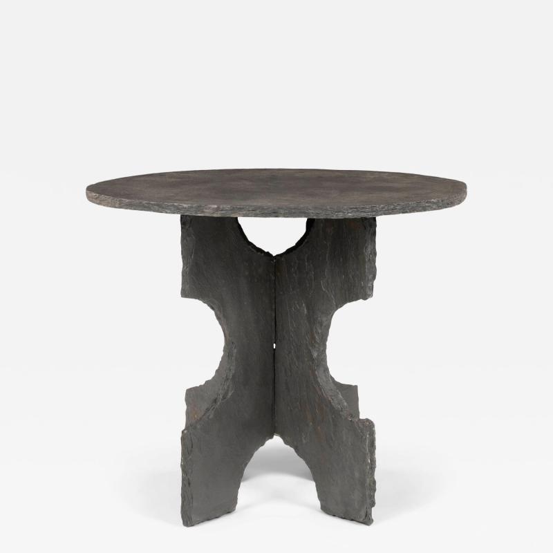 Large Round Slate Table