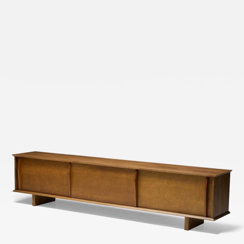 Large Sideboard with Charlotte Perriand Doors Le Mans France 1954