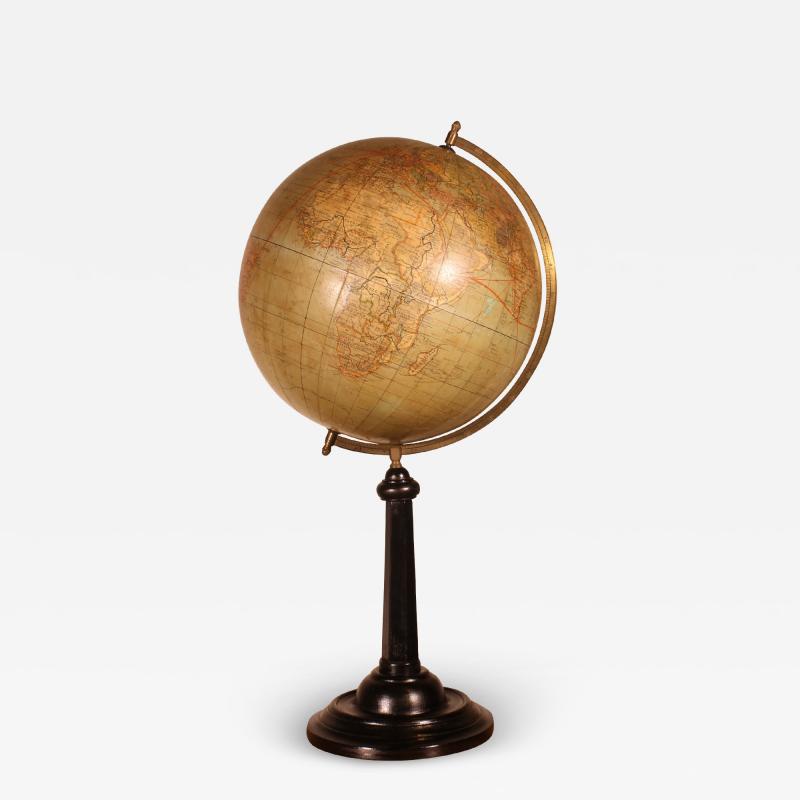 Large Terrestrial Globe From Handels Und Verkehrsglobus 69cm High