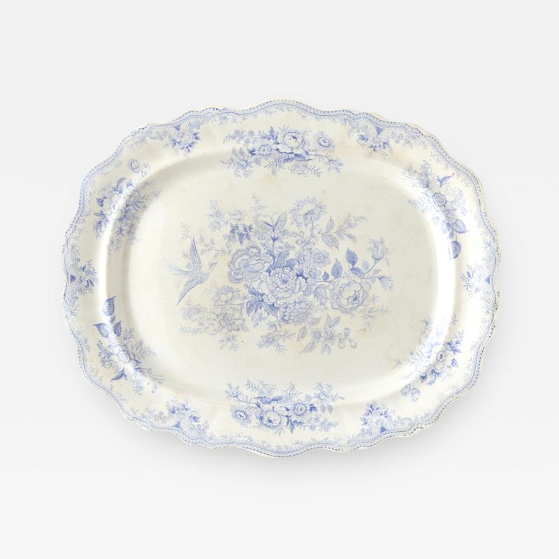 Large Transferware Platter