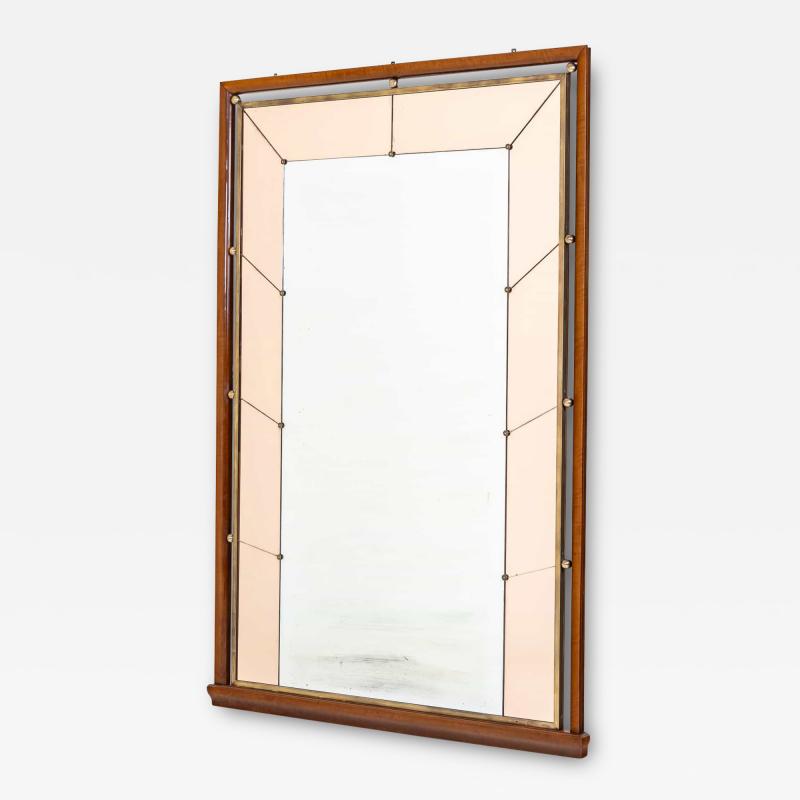 Large Wall Mirror probably Scandinavia Mid 20th Century