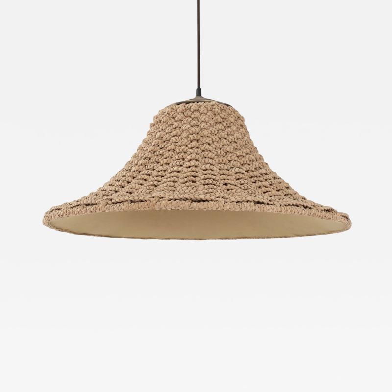 Large Woven Sisal Pendant Light