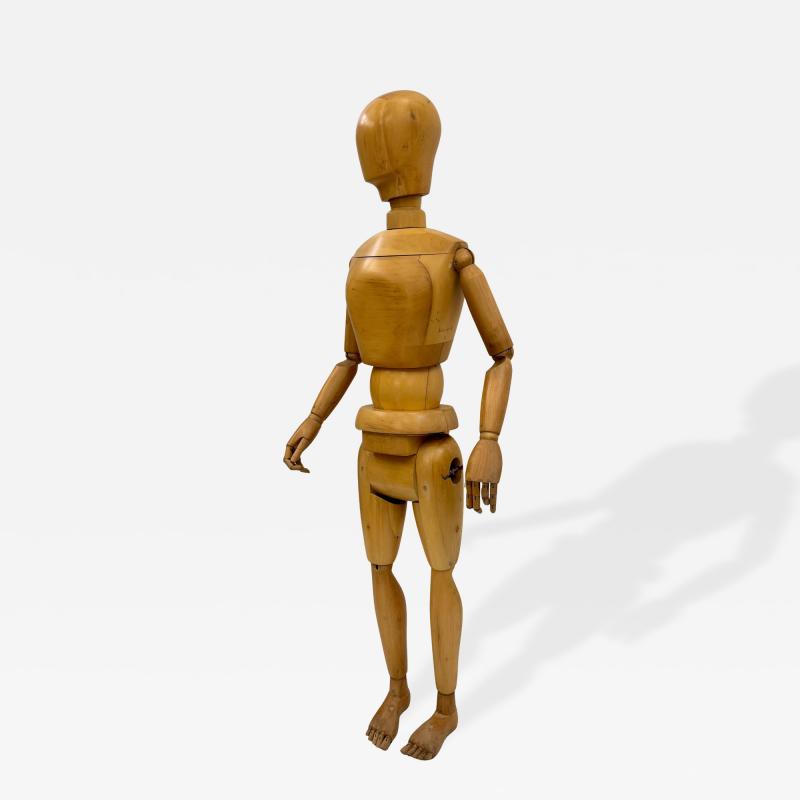 Large articulated painters mannequin France or Italy circa 1950
