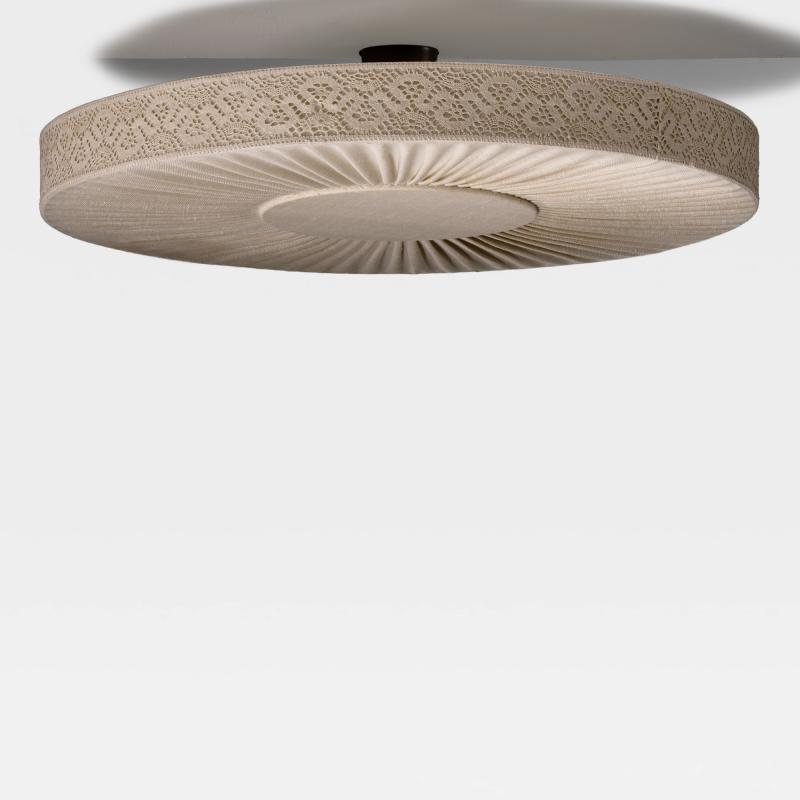 Large fabric flush mount