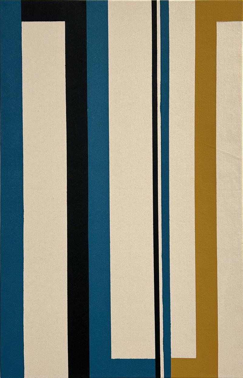 Larry Bentley STRIPE Acrylic on Canvas
