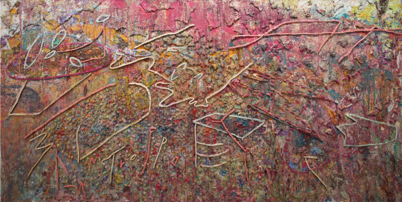 Larry Poons Falling Thru States 1995