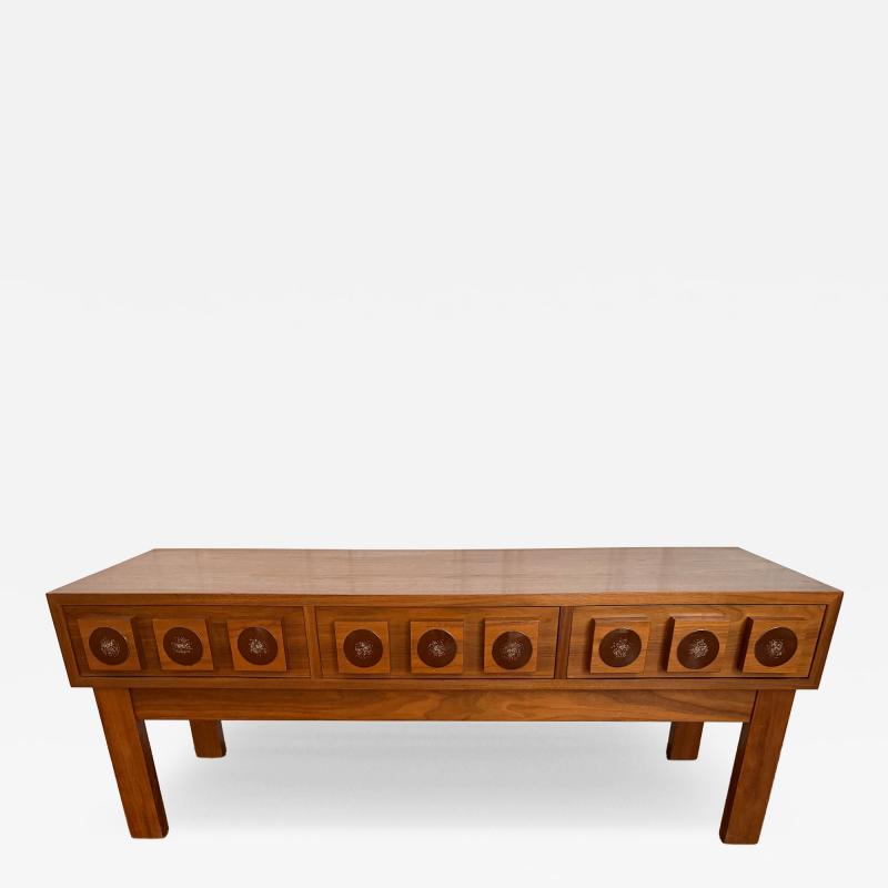 Lars Goran Nilsson Wood cube Enamel Console by Lars G ran Nilsson for Glas Tr Sweden 1960s