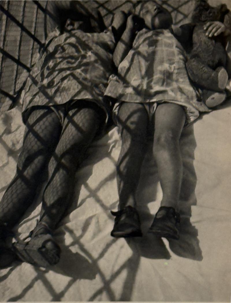 Laszlo Moholy Nagy Vintage Heliogravure Print of Children Bauhaus Style 1931 Framed