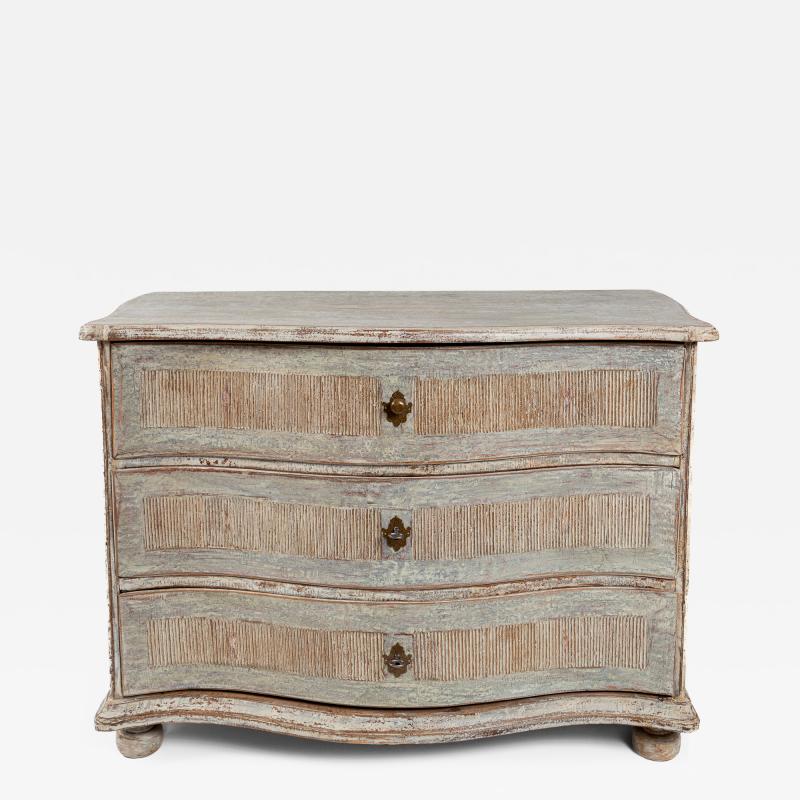 Late 18th Century Baroque Painted Chest Of Drawers