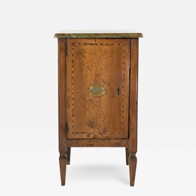 Late 18th Century Italian Single Door Cabinet Circa 1780 