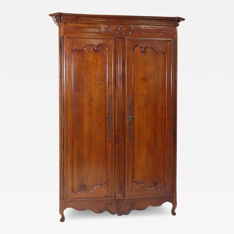 Late 18th Century Louis XVI Fruitwood Armoire