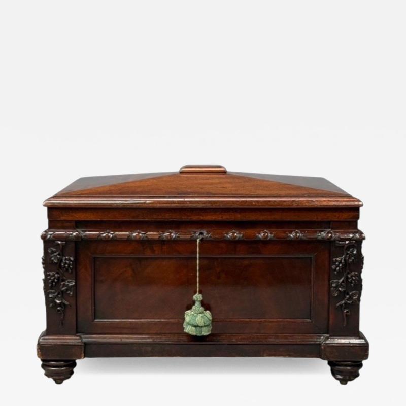 Late 18th Early 19th Century Wine Cooler Cellarette Rosewood Regency Lead