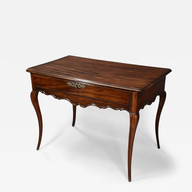 Late 18th century French walnut side table with superb rich patina