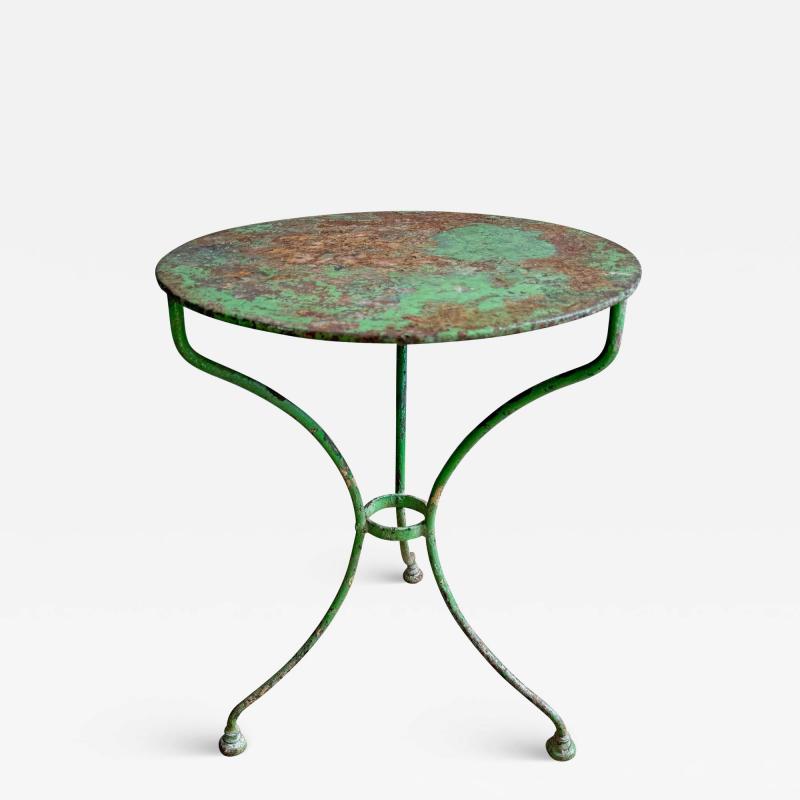 Late 19th Century French Iron Cafe Table