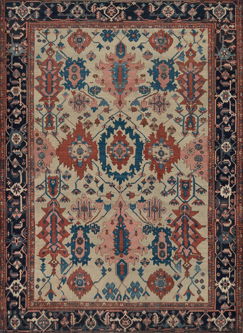 Late 19th Century Persian Serapi Rug