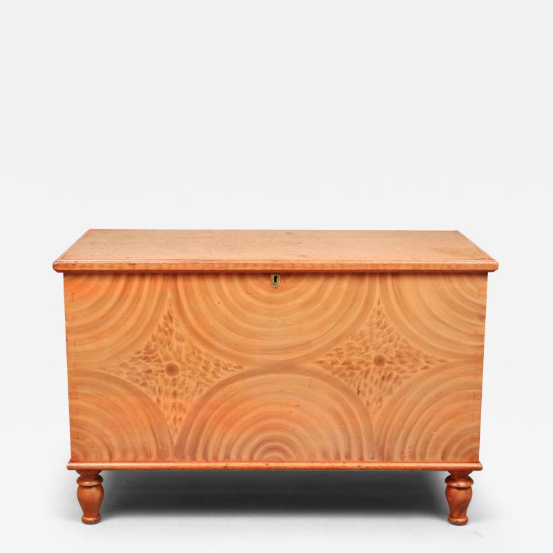 Late Federal Paint Decorated Blanket Chest