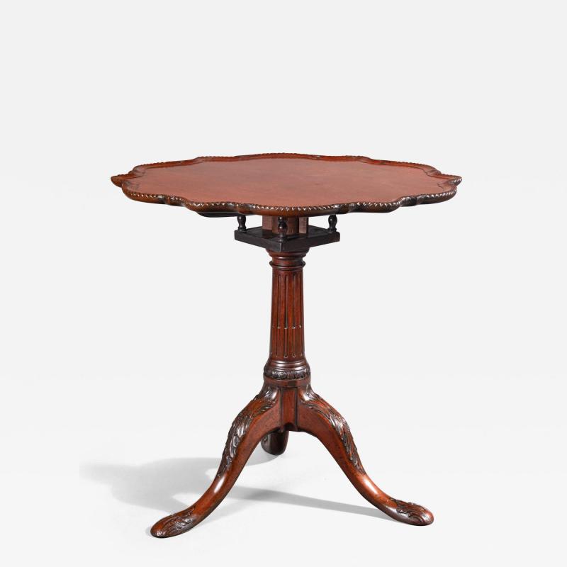 Late George II Carved Mohogany Tripod Table