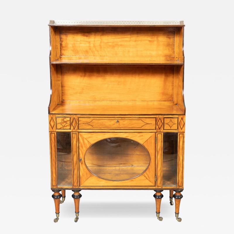 Late George III Satinwood Cabinet