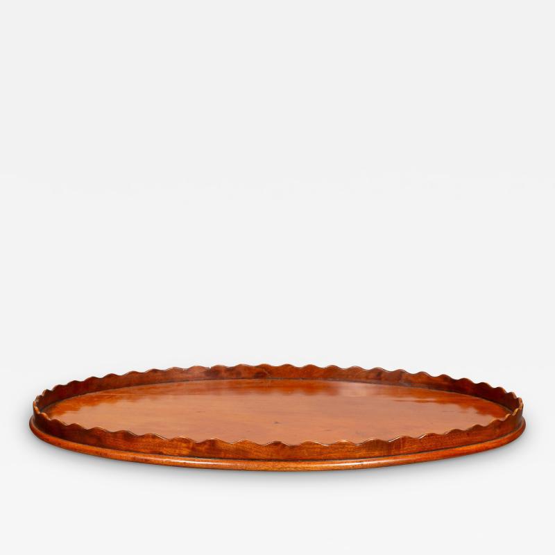 Late Georgian Mahogany Tray