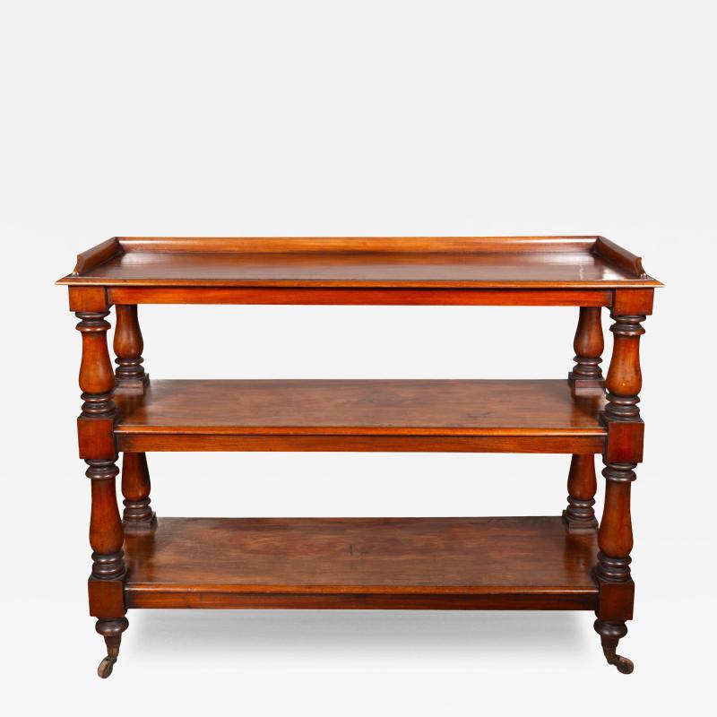 Late Regency Mahogany Trolley