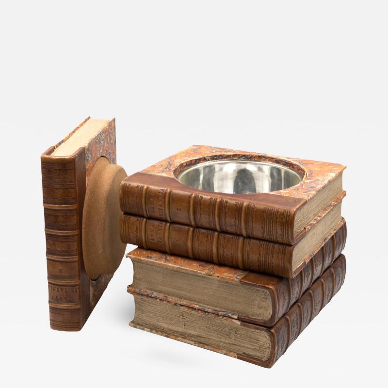 Late Victorian Book Stack Concealed Wine Cooler English