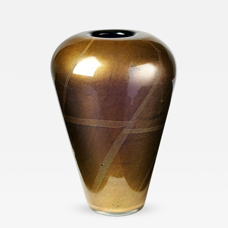 Laura Diaz de Santillana Venini Sommerso Vase by Laura de Santillana 1986