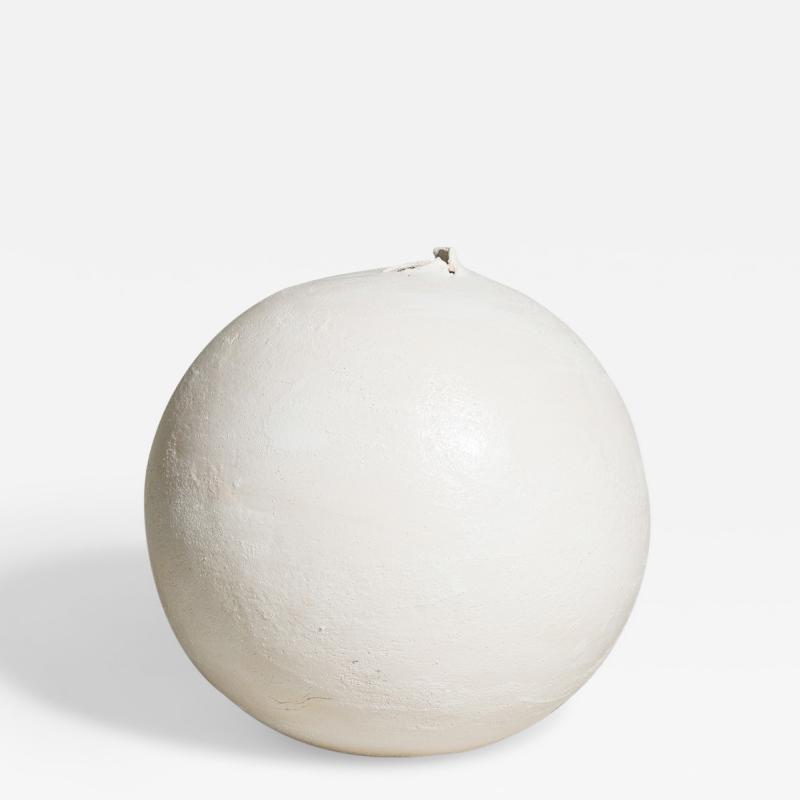 Laura Pasquino Dutch Contemporary Light 33 Stoneware and Porcelain Sculptural Urn Vase