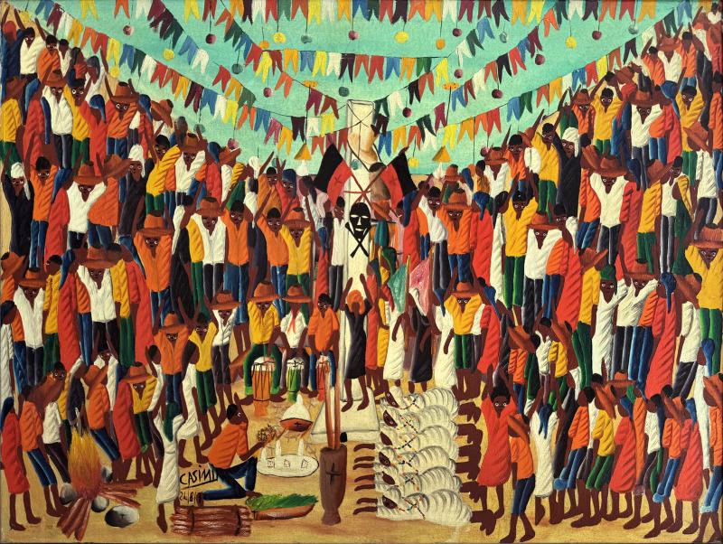 Laurent Casimir Voodoo Vodou Ceremony Bawon Samdi Father of the Spirits