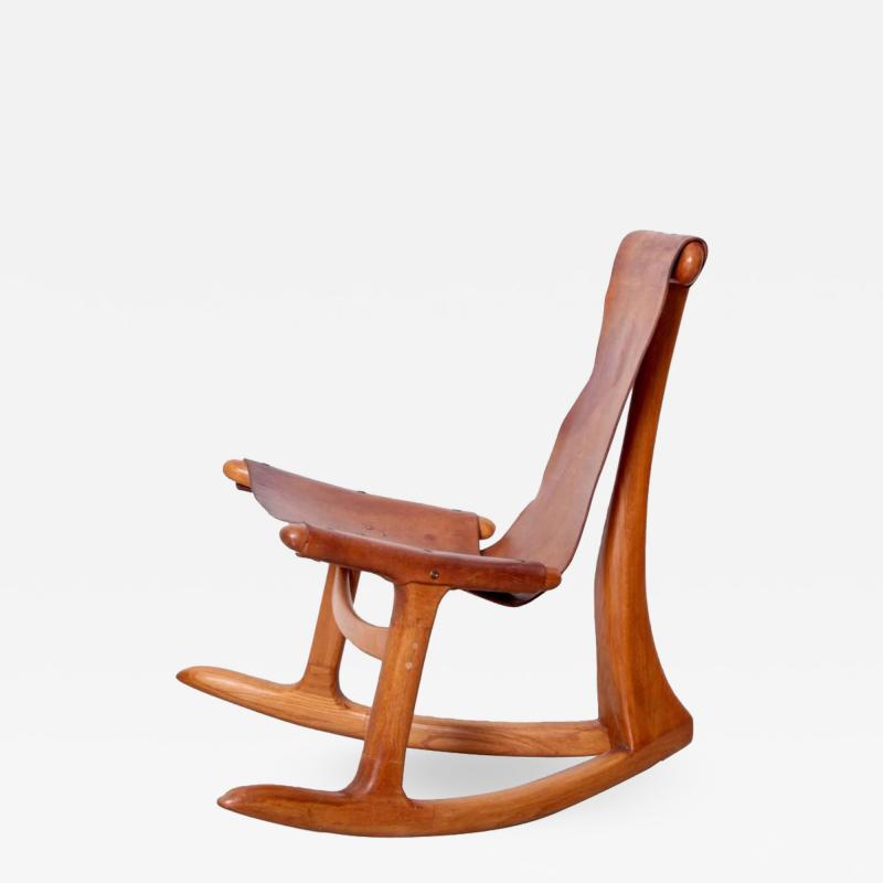 Lawrence B Hunter Lawrence Hunter Studio Rocking Chair USA circa 1965