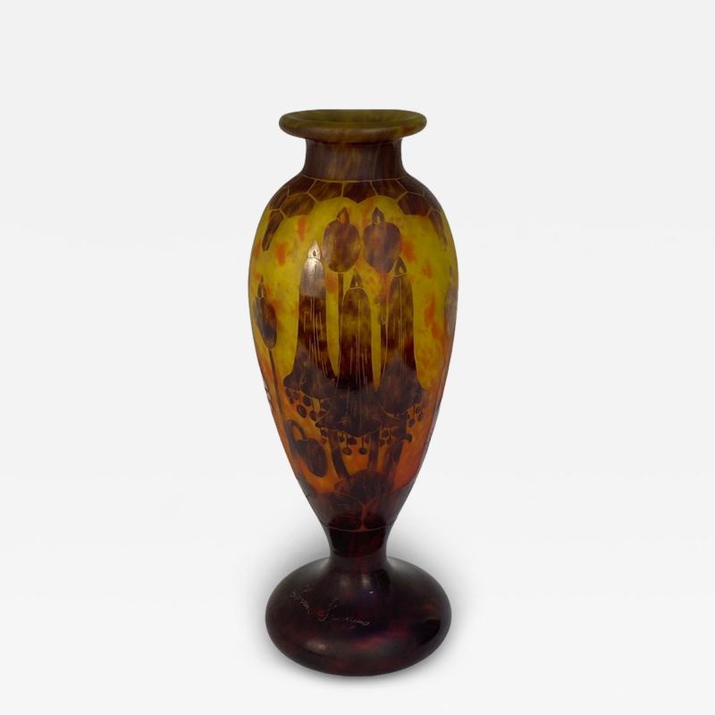 Le Verre Fran ais Campanules Vase by Le Verre Fran aise