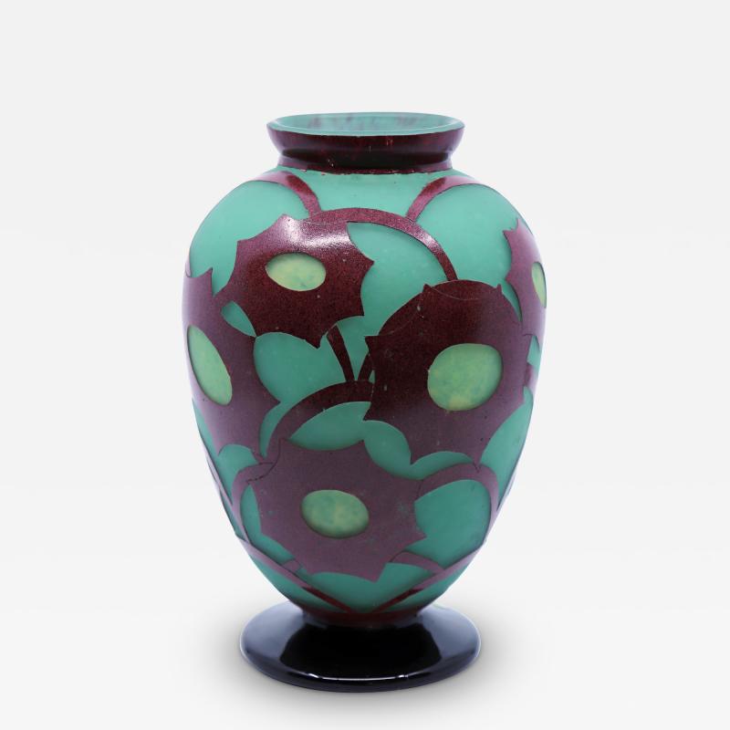 Le Verre Fran ais Cosmo Vase by Le Verre Francais