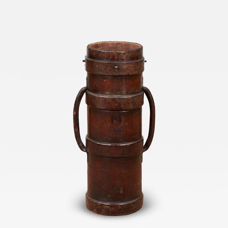 Leather Artillery Umbrella Stand